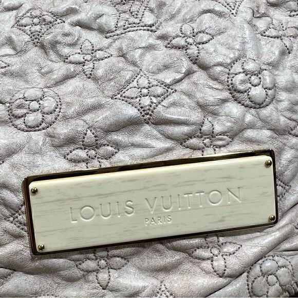 LOUIS VUITTON Monogram Olympe Nimbus PM 18x12 embossed leather EUC - Picture 13 of 17